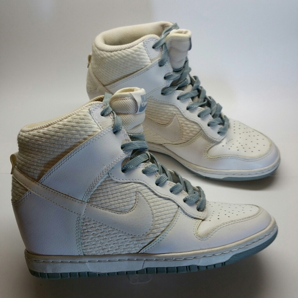 Nike Sky Hi Dunk Wedges Sz 8 - Picture 1 of 8